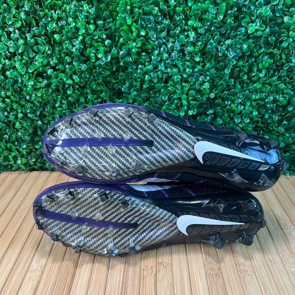 Nike Vapor Untouchable 3 Elite Flyknit \'Ravens\' Black Purple Sz 14 AO3006-004 main image 10